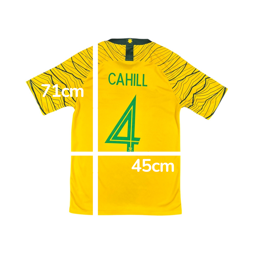 2018-20 Australia Home Shirt CAHILL #4 - 7/10 - (S)