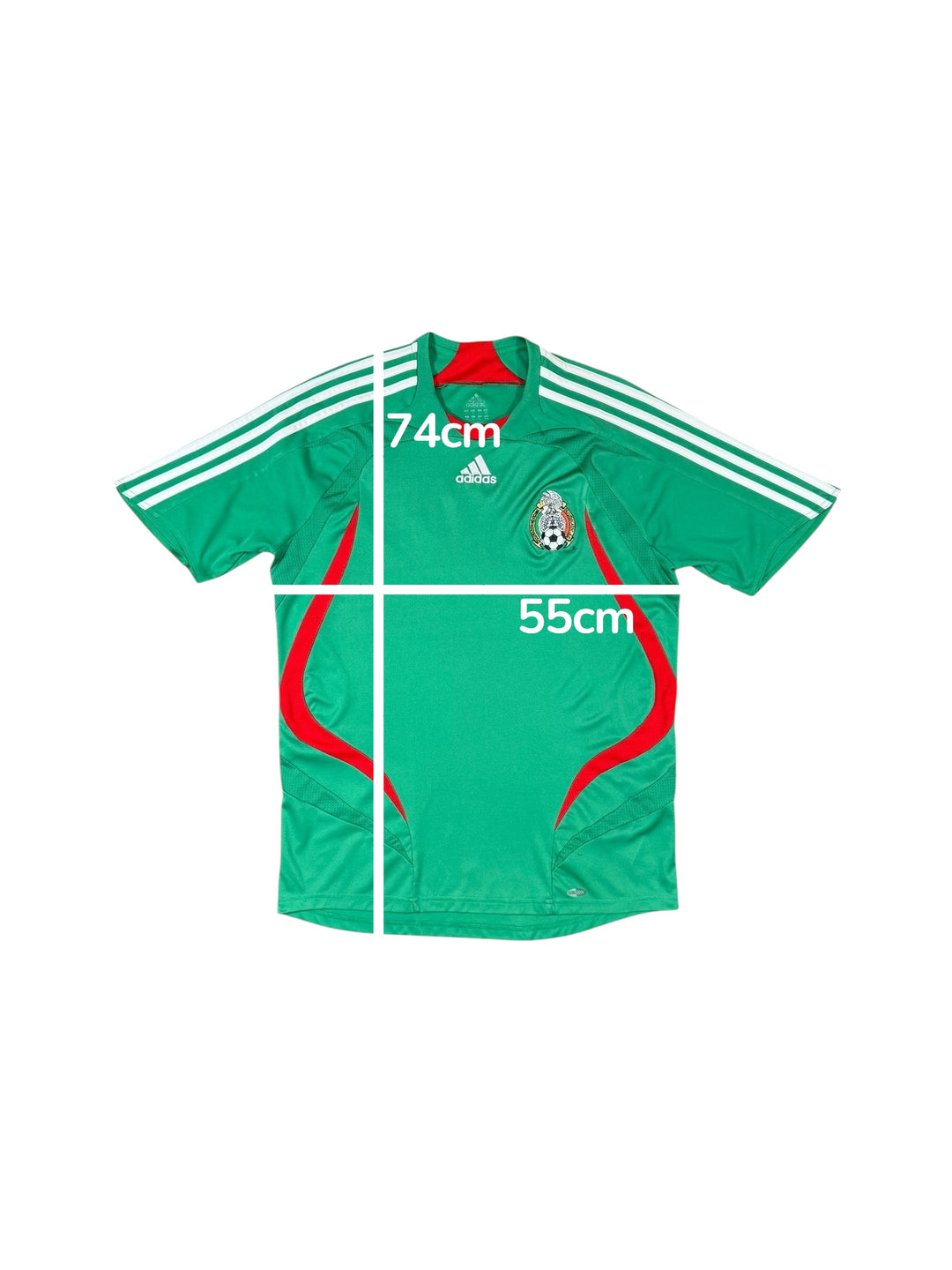 2007-08 Mexico Adidas Home Shirt - 9/10 - (M)
