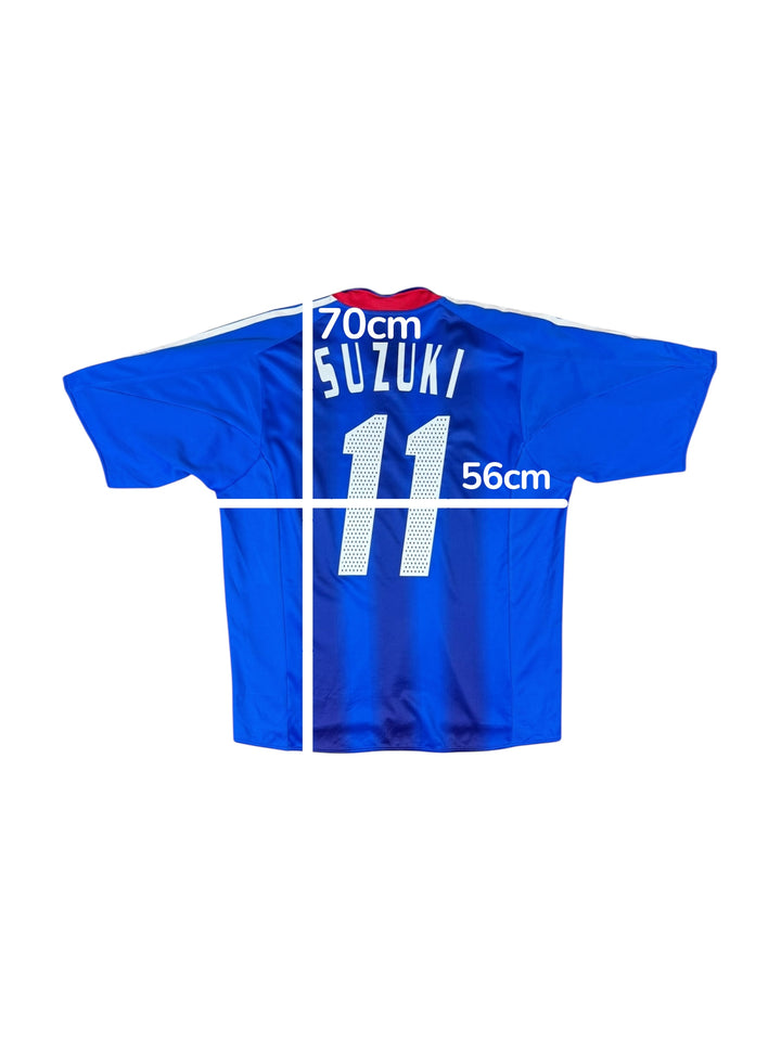 2004-06 Japan Adidas Home Player Authentic Shirt #11 SUZUKI - 9/10 - (L)