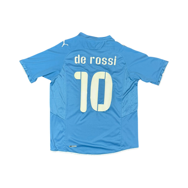 2009-10 Italy Puma Home Shirt DE ROSSI #10 - 8/10 - (M)
