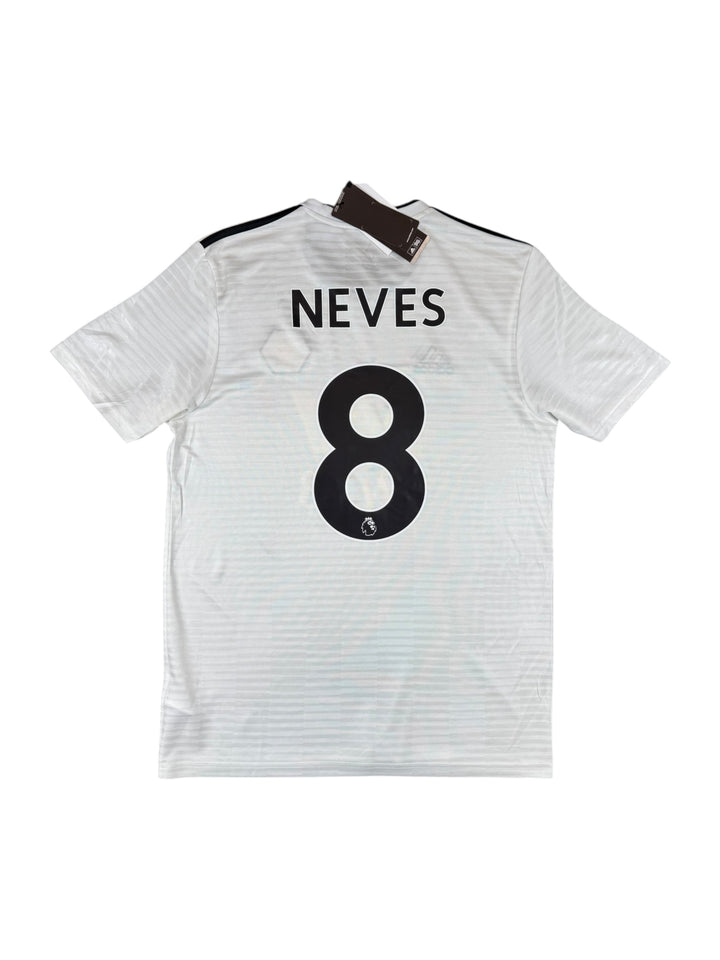 2018/19 Wolves Adidas Away Football Shirt #8 NEVES Brand New (M)