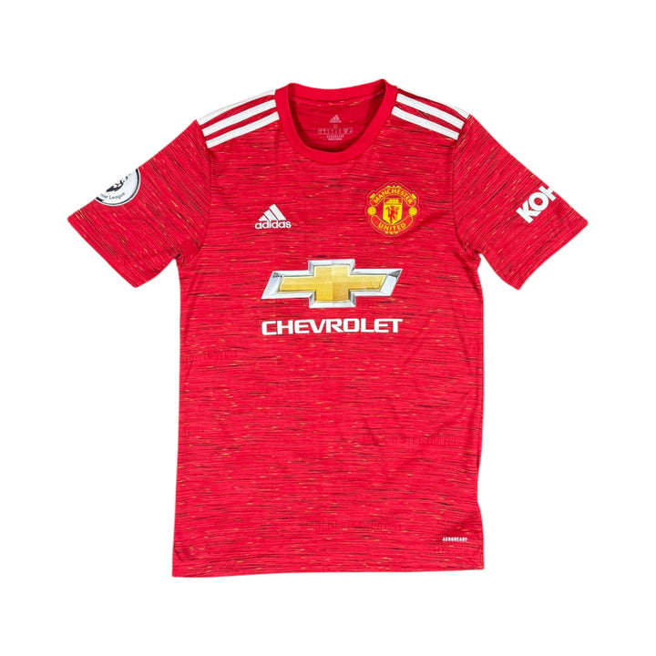 2020-21 Manchester United Adidas Home Shirt #18 FERNANDES - 7/10 - (S)