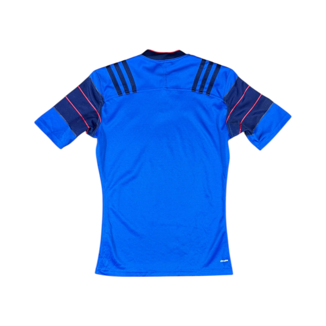 2015-16 France Adidas Home Rugby Shirt - 8/10 - (S)