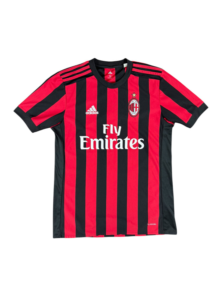 2016/17 AC Milan Adidas Home Football Shirt - 8/10 - (M)