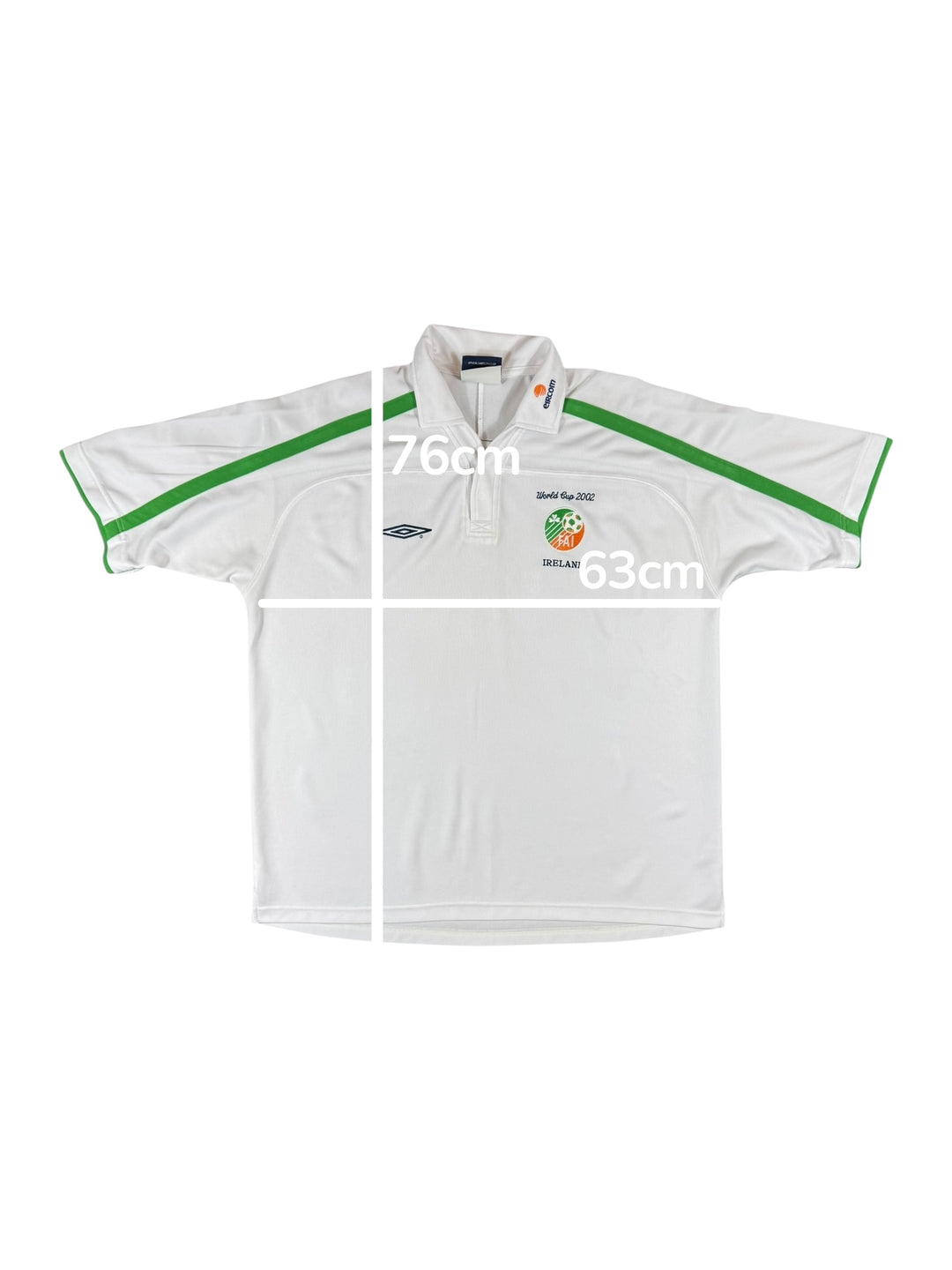 2002 Ireland Umbro Training Polo - 8/10 - (XL)