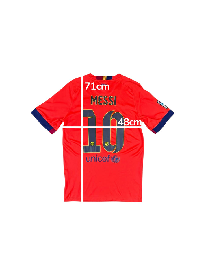 2014-15 Barcelona Nike Away Shirt #10 MESSI - 9/10 - (S)