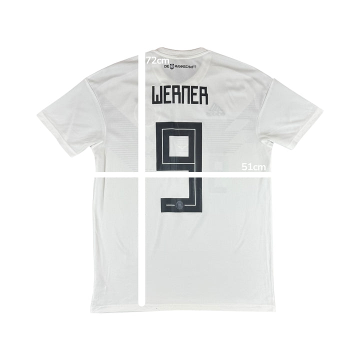 2018-19 Germany Adidas Home Shirt #9 WERNER - 8/10 - (M)