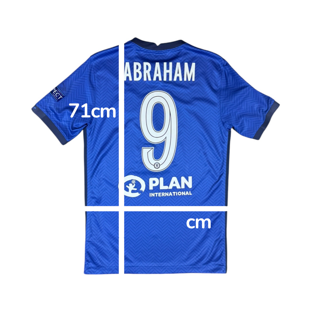 2020-21 Chelsea Home Shirt ABRAHAM #9 - 8/10 - (S)