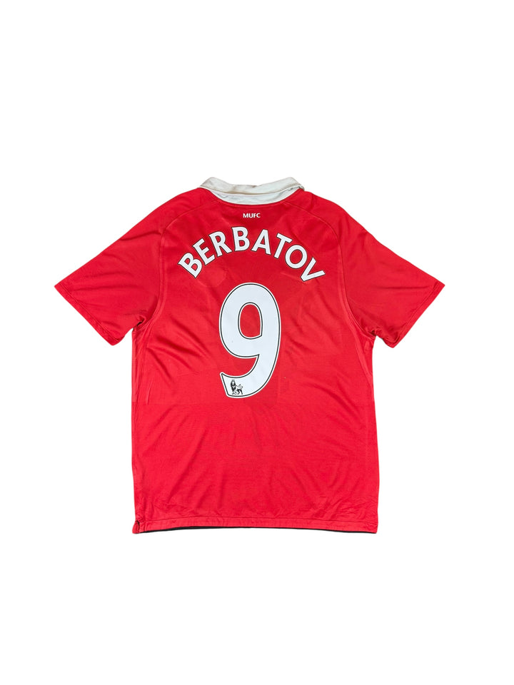 2010/11 Manchester United Nike Home Shirt #9 BERBATOV - 7/10 - (L)
