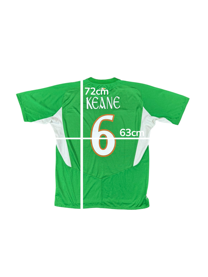 2004-06 Ireland Umbro Home Shirt #6 KEANE - 8/10 - (L)