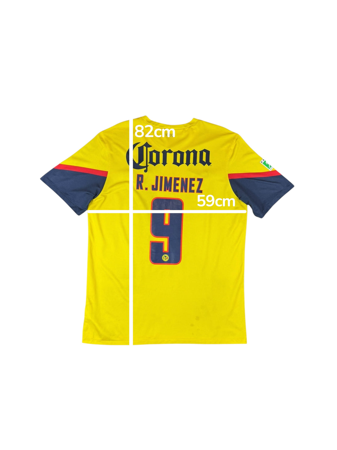 2012-13 Club America Nike Home Shirt #9 R. JIMENEZ - 7/10 - (XL)