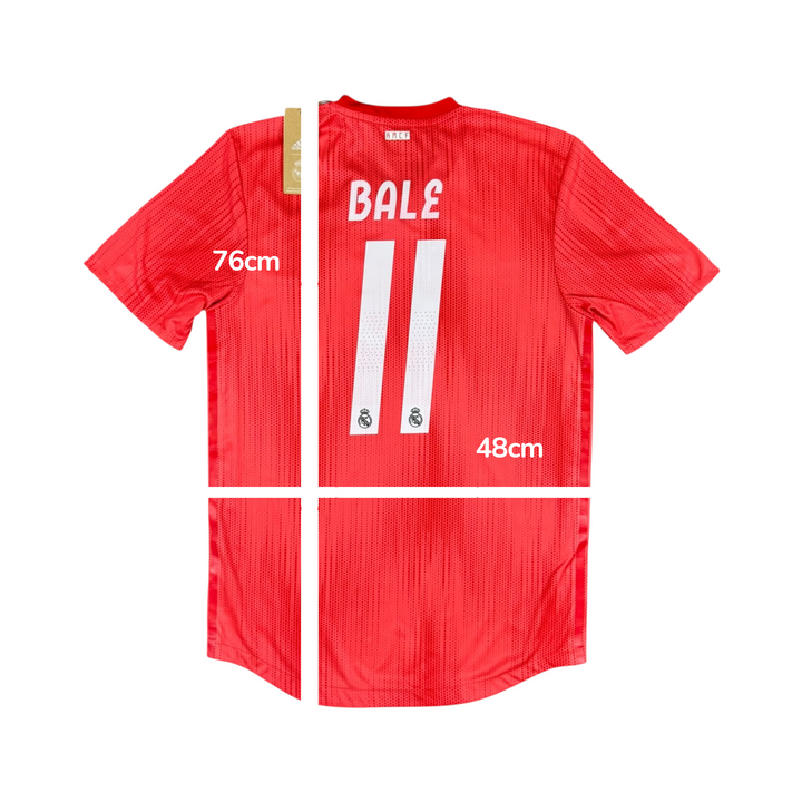 2018-19 Real Madrid Adidas Third Shirt Player Authentic #11 BALE Brand New (M)