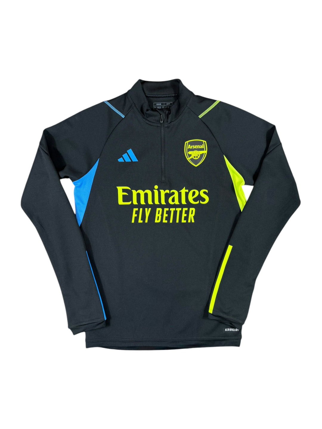 2023/24 Arsenal Adidas Football 1/4 Zip Training Shirt - 9/10 - (S)