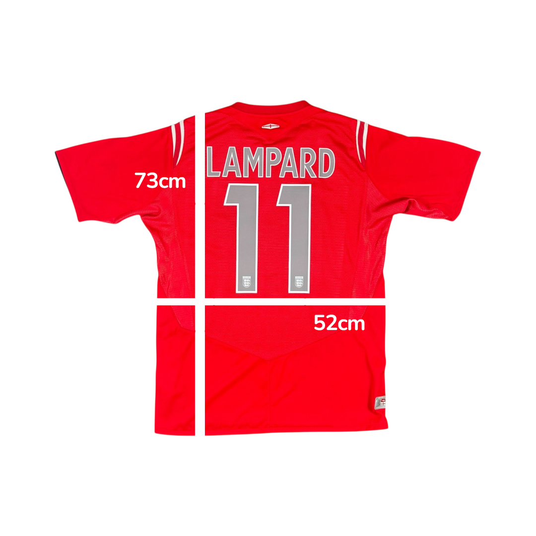 2004-06 England Umbro Away Shirt #11 LAMPARD - 9/10 - (M)