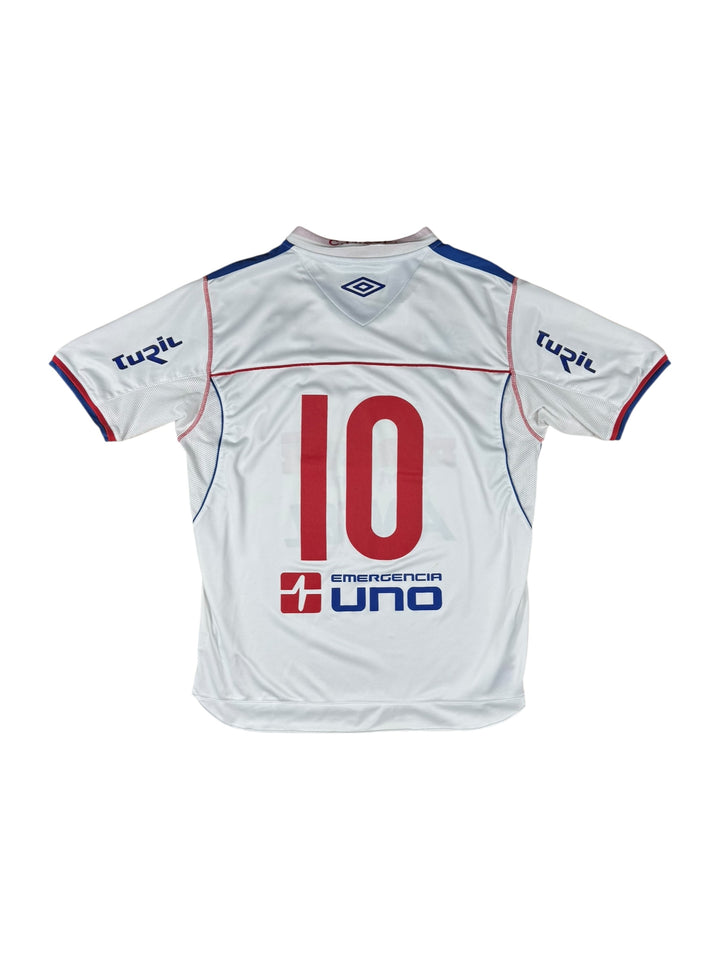 2010 Club Nacional Umbro Home Football Shirt #10 THIAGO GENTIL - 9/10 - (M)