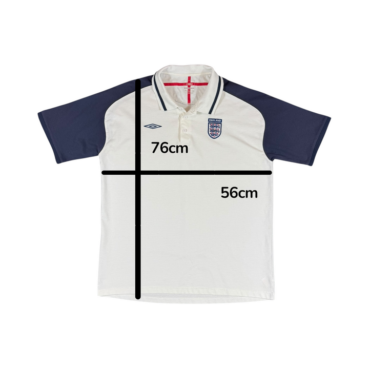 2002-04 England Umbro Team Polo Shirt - 9/10 - (XL)