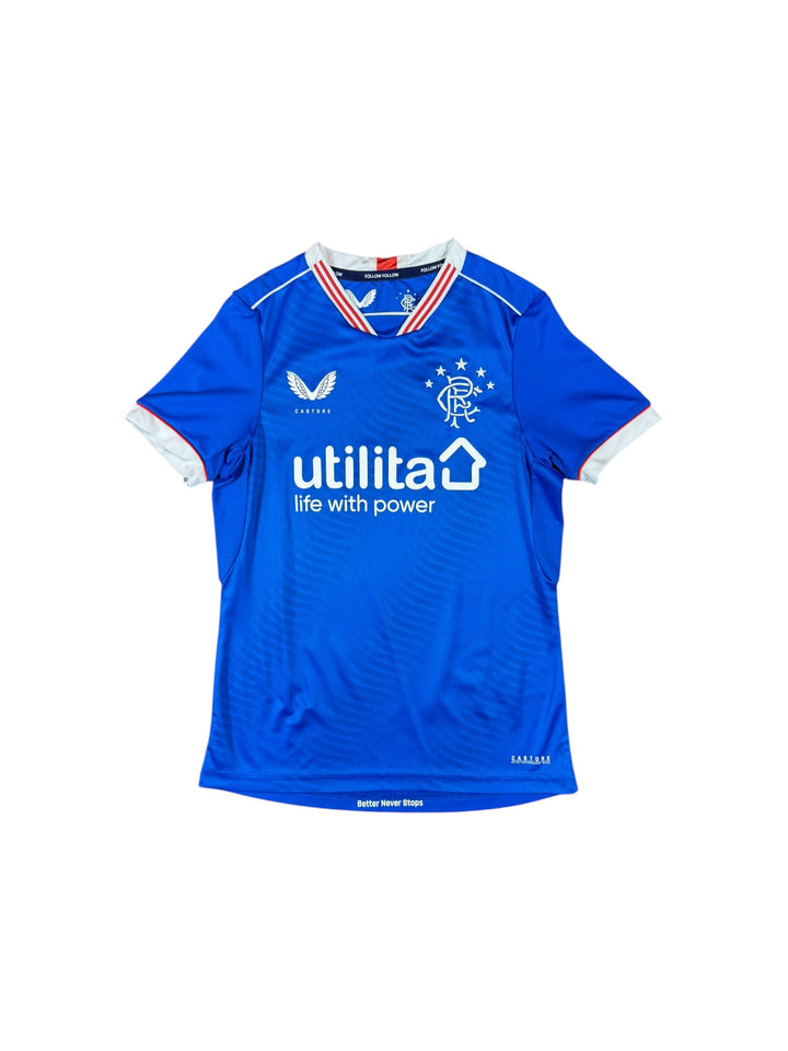 2020/21 Rangers Castore Home Shirt - 8/10 - (9-10 Years)