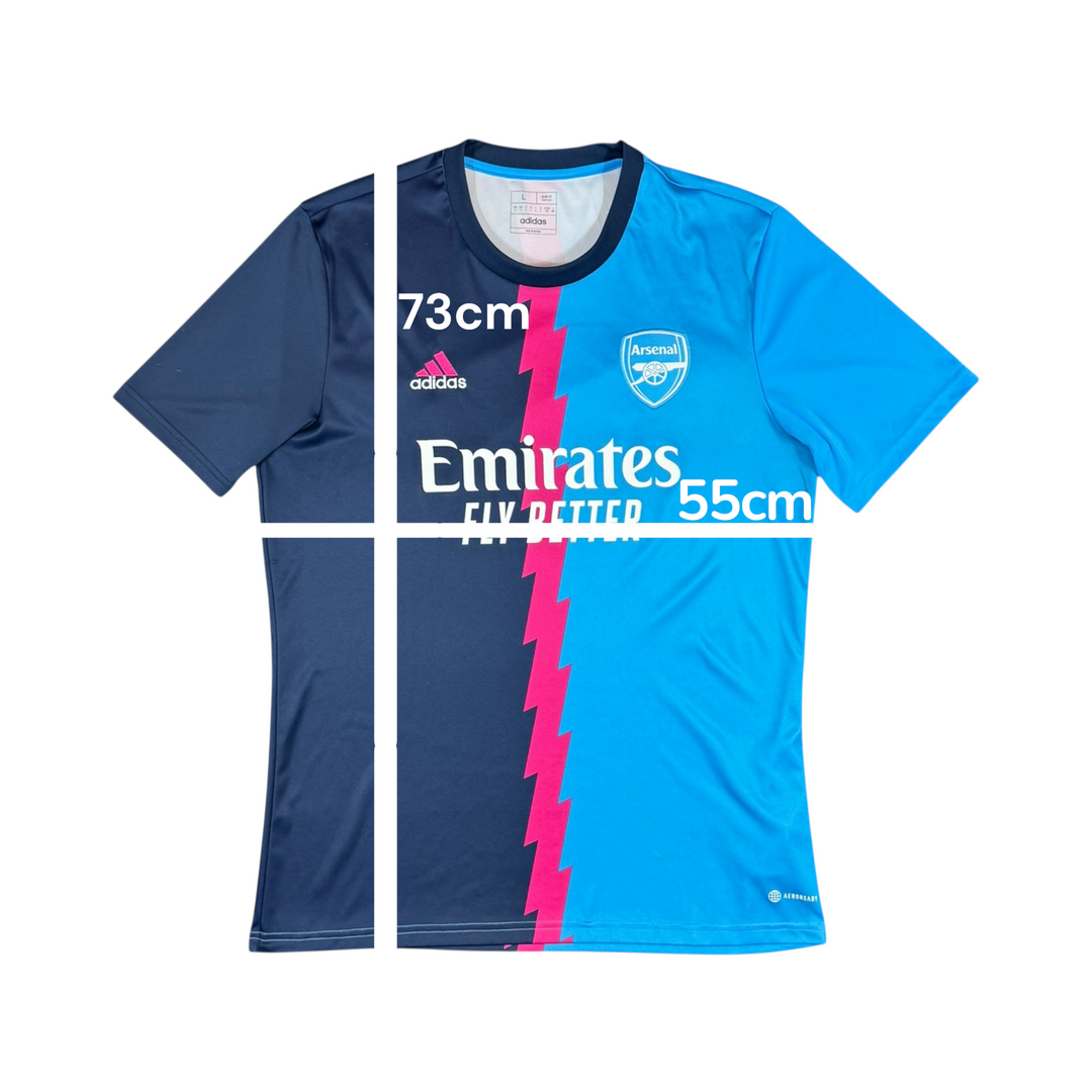2022-23 Arsenal Adidas Pre-Match Shirt - 7/10 - (L)