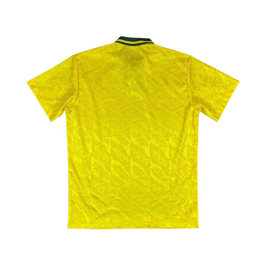 1991-93 Brazil Umbro Home Shirt - 8/10 - (L)
