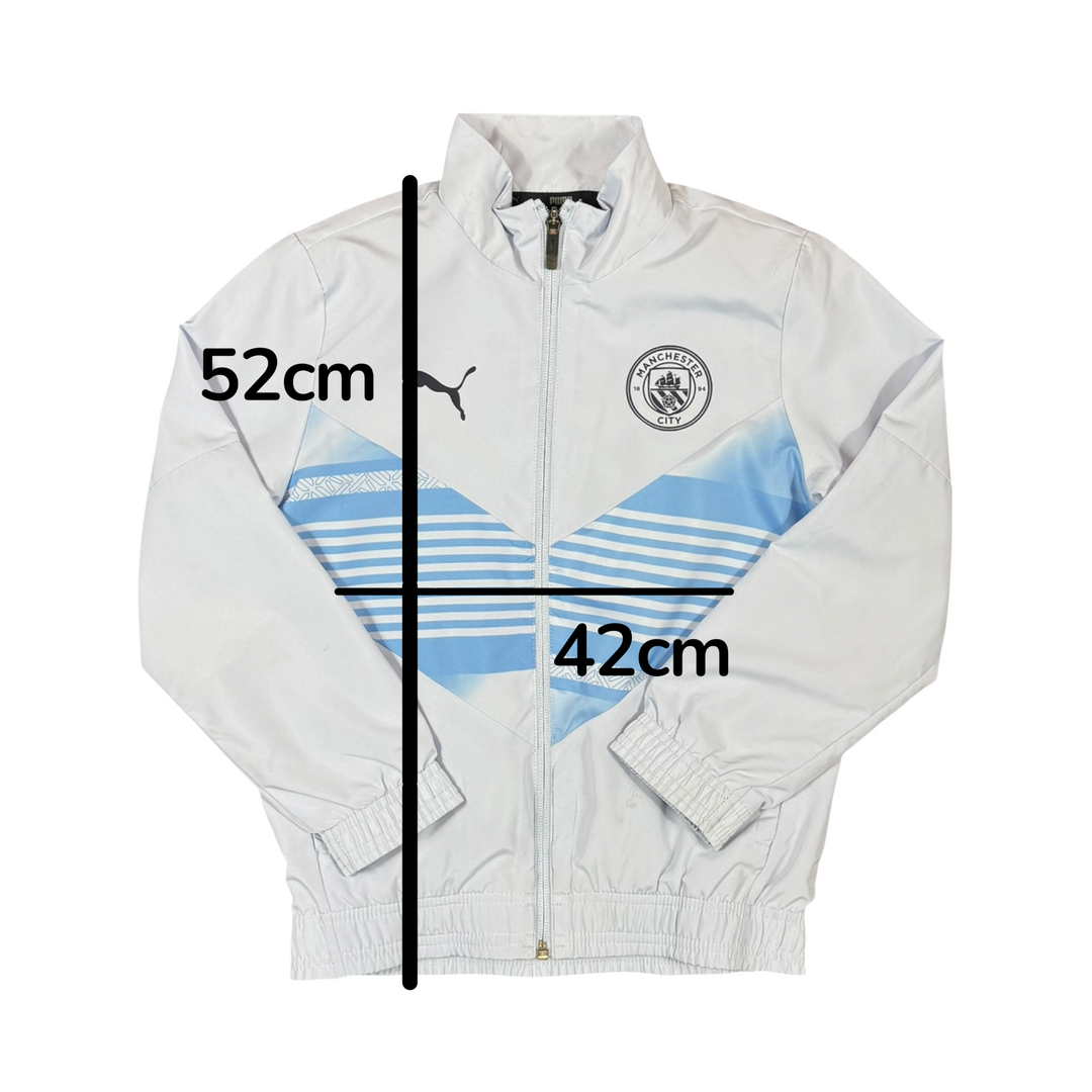 2022-23 Manchester City Puma Jacket - 8/10 - (7-8 Years)