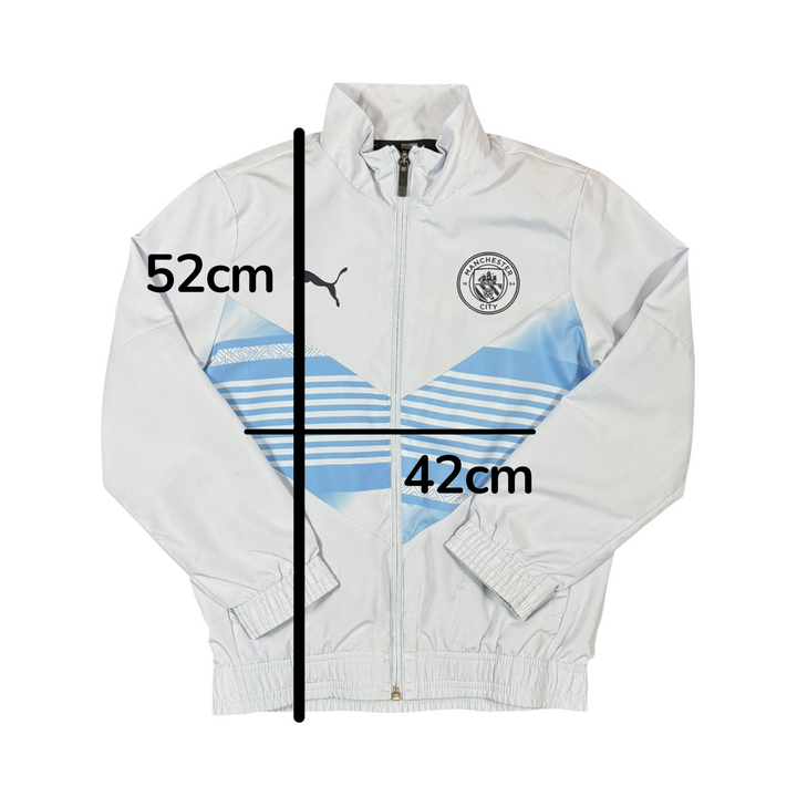 2022-23 Manchester City Puma Jacket - 8/10 - (7-8 Years)