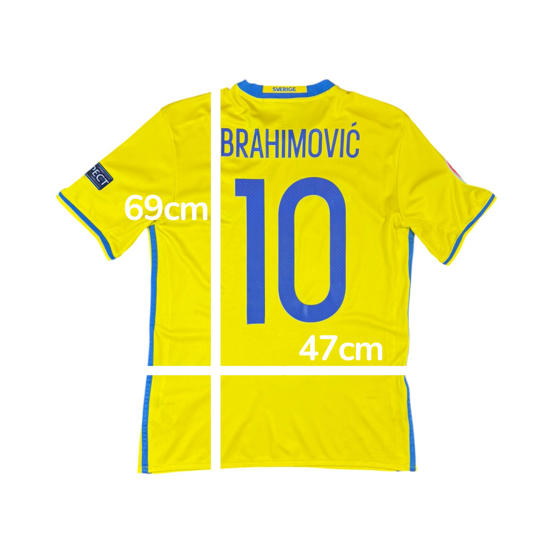 2016-17 Sweden Home Shirt IBRAHIMOVIC #10 - 7/10 - (S)