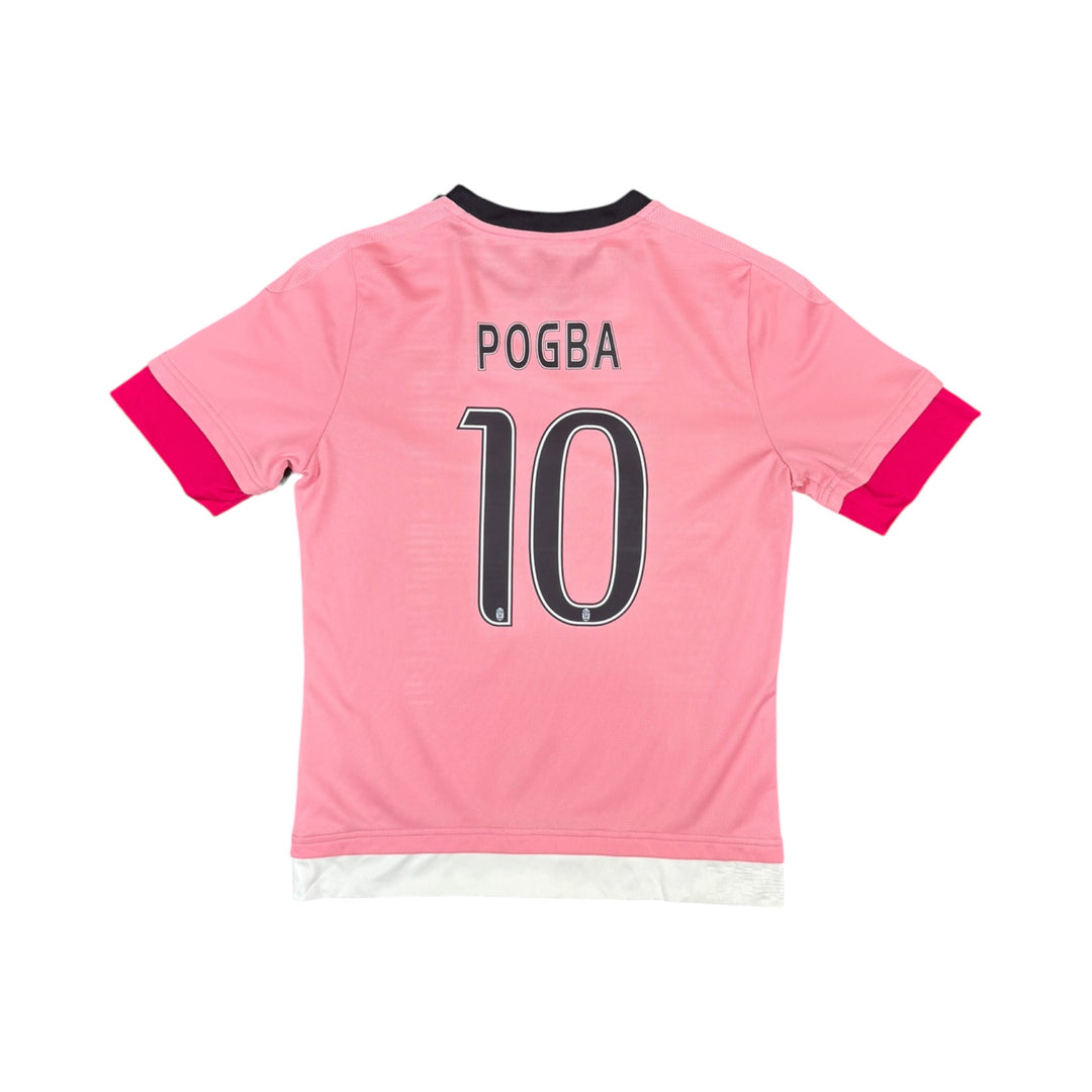 2015-16 Juventus Adidas Away Shirt POGBA #10 - 8/10 - (13-14 Years)