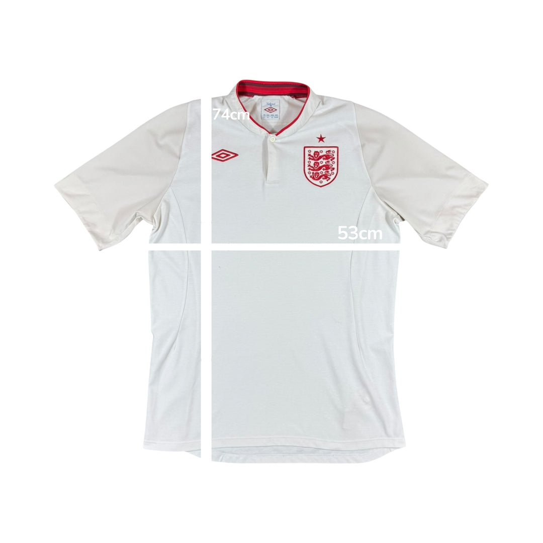 2012-13 England Umbro Home Shirt - 8/10 - (L)