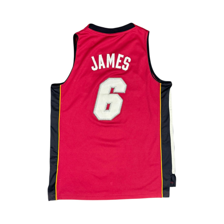 2010-14 Miami Heat Adidas Basketball Jersey #6 JAMES - 6/10 - (L)