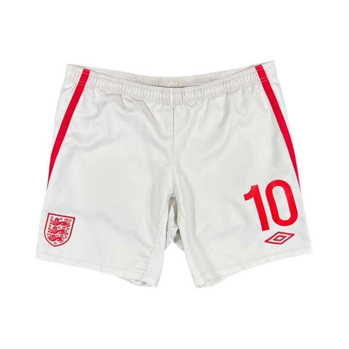 2012-13 England Umbro Shorts #10 - 8/10 - (M)