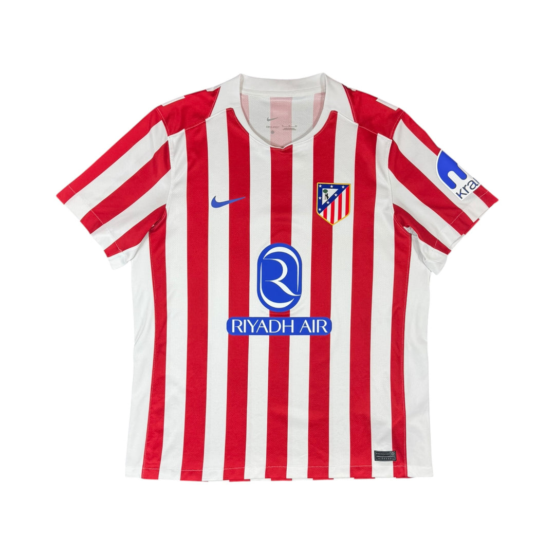 2025-26 Atletico Madrid Nike Home Shirt - 9/10 - (XL)