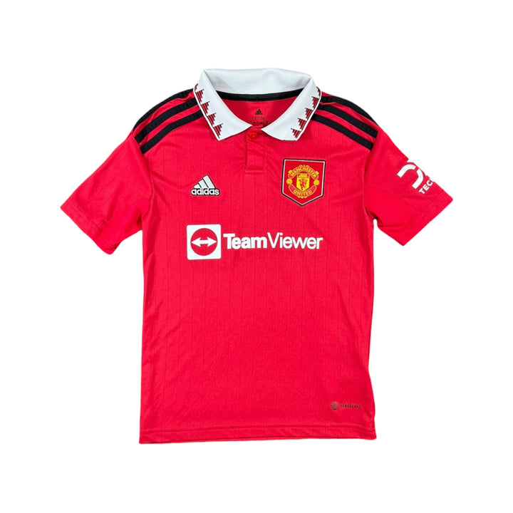 2022-23 Manchester United Adidas Home Shirt #7 RONALDO - 9/10 - (Multiple)