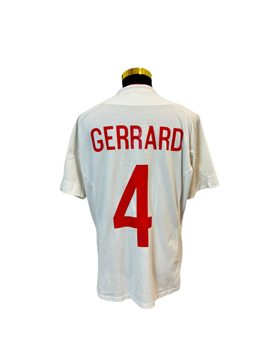 England 2012/13 Football Jersey #4 Gerrard