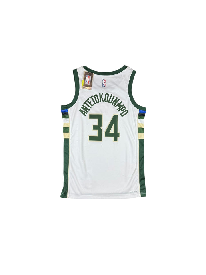 2017-24 Milwaukee Bucks Nike Swingman Home Jersey #34 ANTETOKOUNMPO Brand New (S)