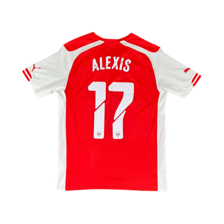 2014-15 Arsenal Puma Home Shirt #17 ALEXIS - 9/10 - (S)