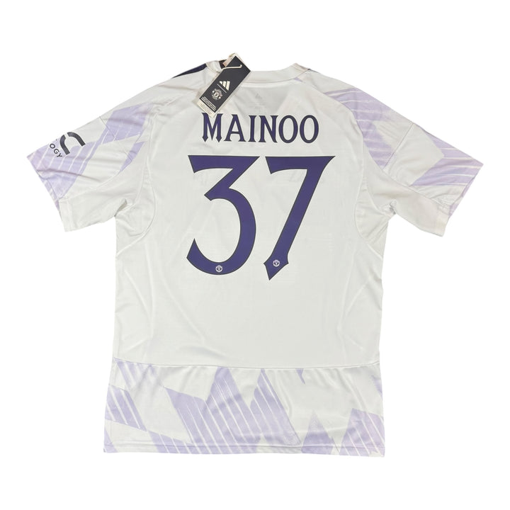 2025-26 Manchester United Away Shirt MAINOO #37 Brand New (L)