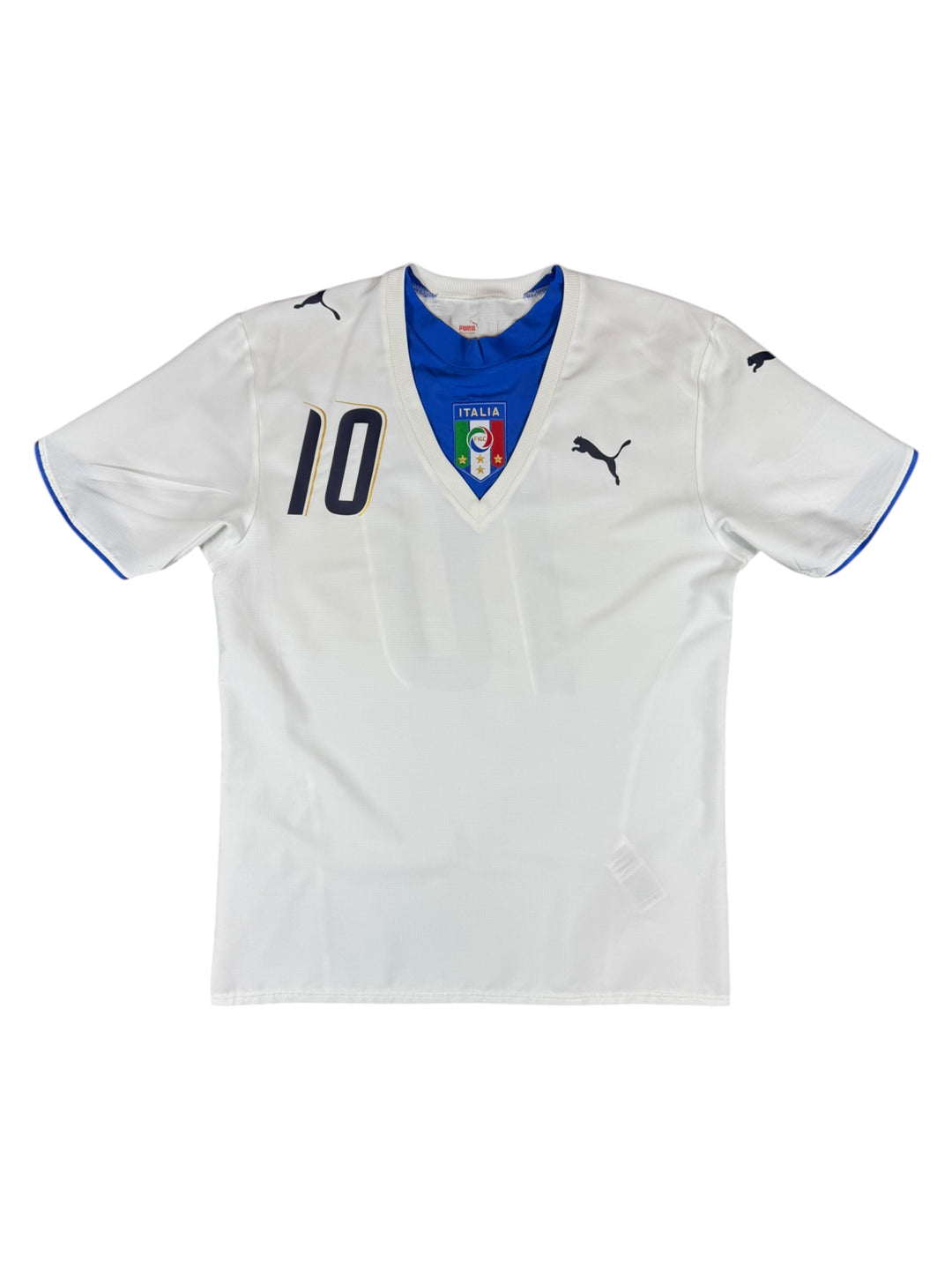 2006 Italy Puma Football Shirt #10 Totti - 9/10 - (M)