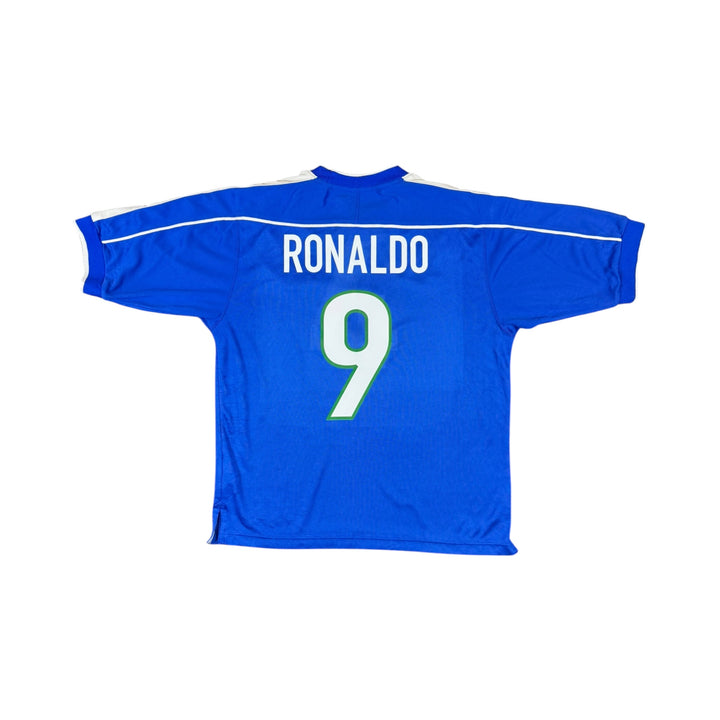 1998-00 Brazil Nike Away Shirt RONALDO #9 - 8/10 - (M)