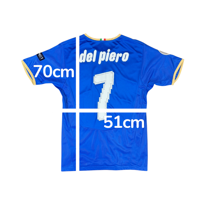 2007-08 Italy Puma Home Shirt DEL PIERO #7 - 9/10 - (S)