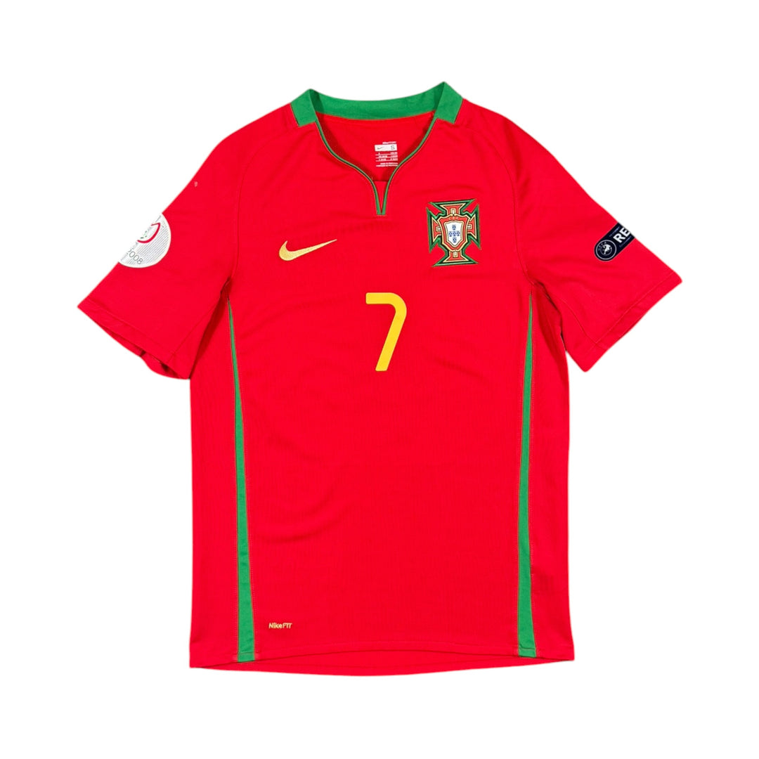 2008-10 Portugal Nike Home Shirt RONALDO #7 - 9/10 - (S)
