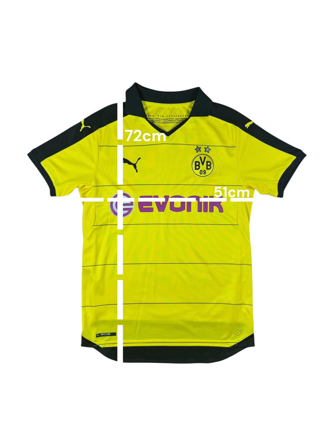 2015/16 Borussia Dortmund Puma Home Football Shirt - 8/10 - (M)