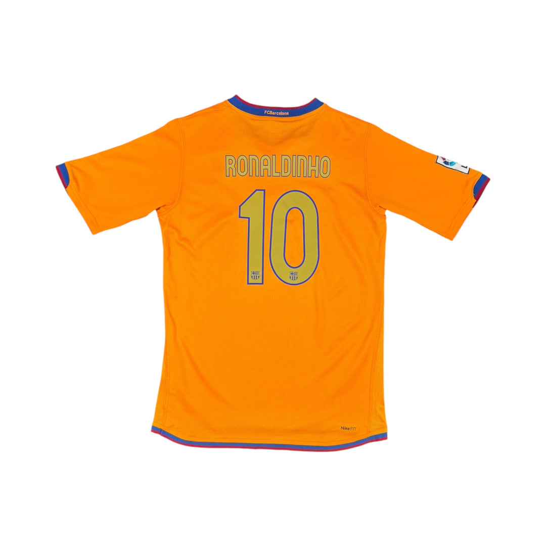 2006-07 Barcelona Nike Away Shirt RONALDINHO #10 - 9/10 - (14-15 Years)