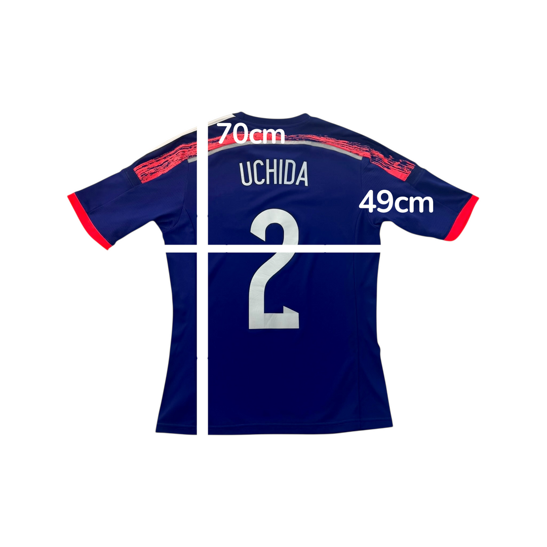 2014-15 Japan Adidas Home Shirt #2 UCHIDA - 9/10 - (S)