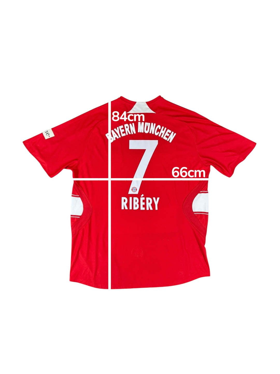2007/08 Bayern Munich Adidas Home Shirt #7 RIBERY - 9/10 - (2XL)
