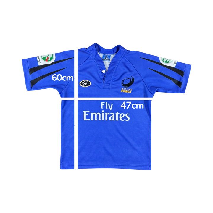 2007 Western Force ISC Rugby Home Shirt Womens - 9/10 - (M)