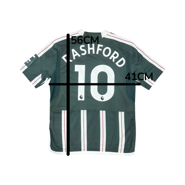 2023-24 Manchester United Away Shirt RASHFORD #10 Brand New (11-12 Years)