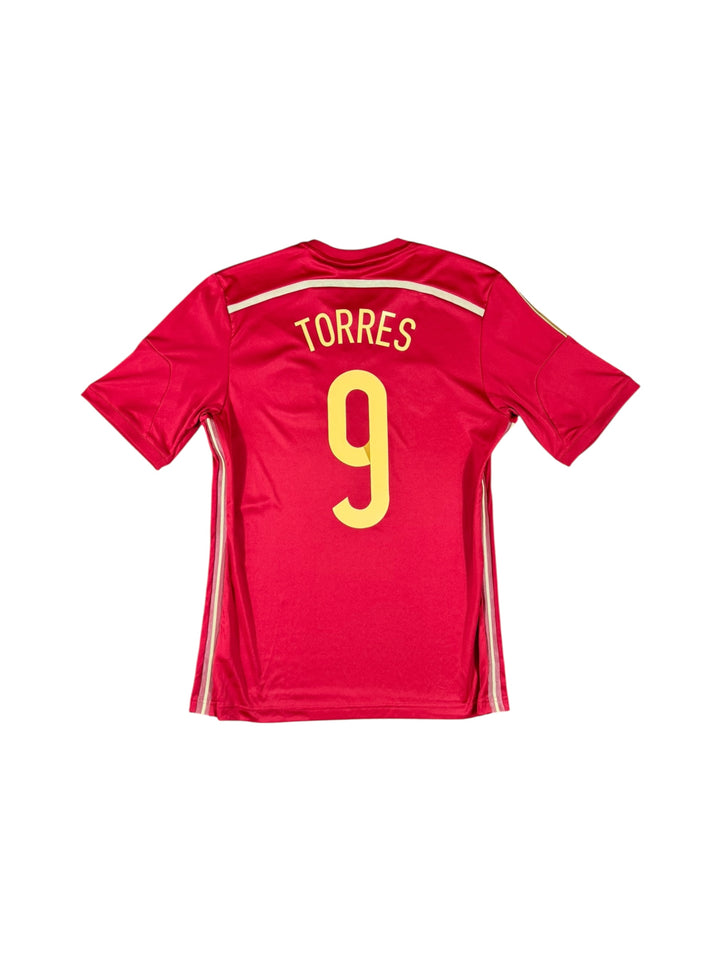 2014 Spain Adidas Home Shirt #9 TORRES - 9/10 - (M)