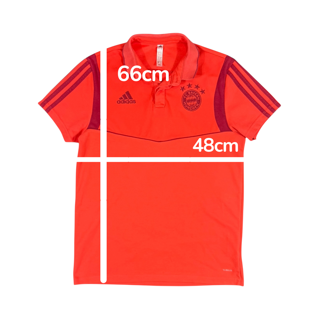 2019-20 Bayern Munich Adidas Polo Shirt - 9/10 - (S)