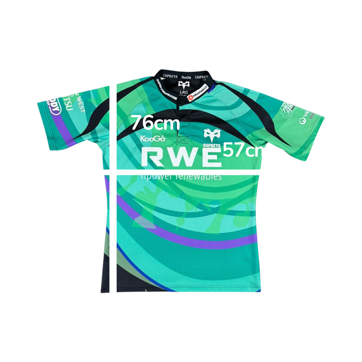 2009-10 Ospreys Rugby Away Shirt - 8/10 - (L)