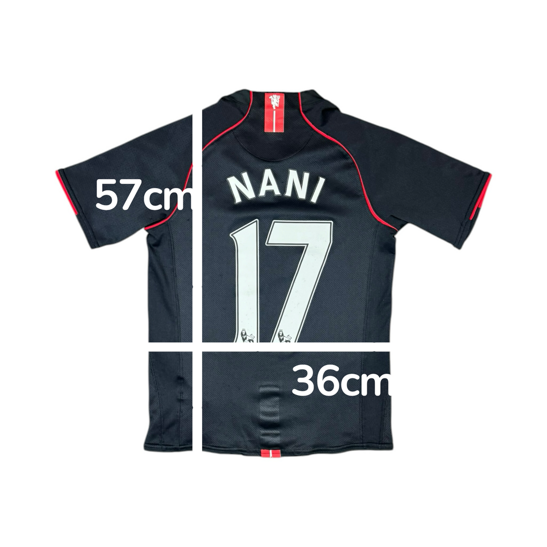 2007-08 Manchester United Away Shirt NANI #17 - 7/10 - (10-11 Years)